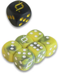 Pokemon Sun & Moon SM9 Team Up Black & Yellow Elite Trainer Dice